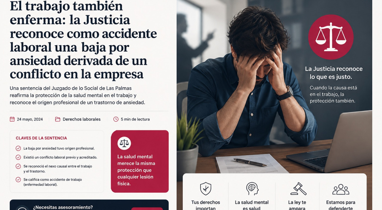 El trabajo también enferma