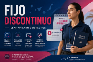Fijo discontinuo en Canarias: cómo funciona el llamamiento y qué derechos tienes entre campañas