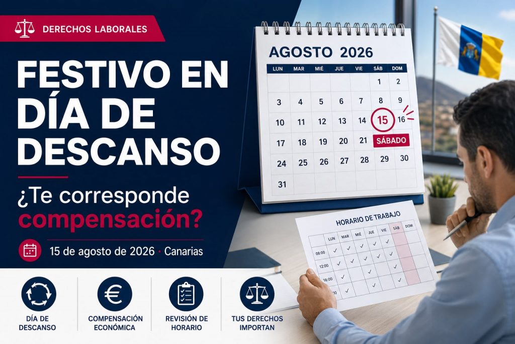 Festivo en día de descanso- ¿te corresponde compensación?