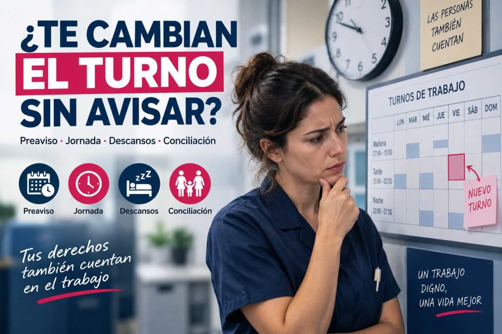 Te cambiaron el turno sin avisar