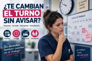 Te cambiaron el turno sin avisar
