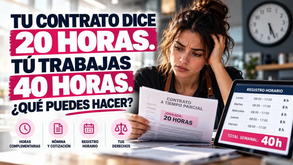 Contrato de 20 Horas, Trabajo de 40