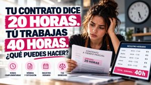 Contrato de 20 Horas, Trabajo de 40